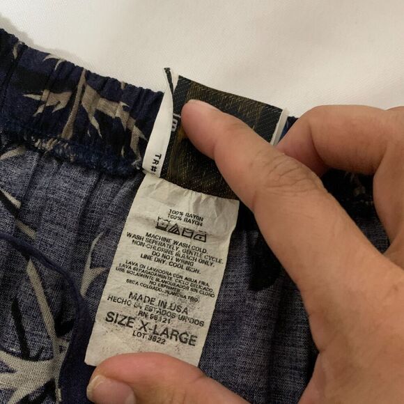 Vintage TR Bentley 90s floral Skirt size XL BLUE FLORAL RAYON SKIRT SUMMER WEAR - Picture 8 of 8